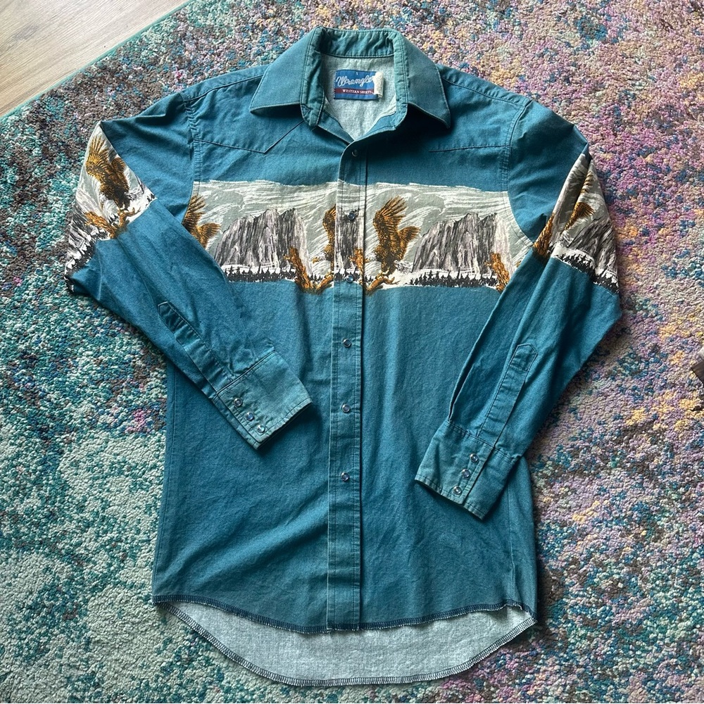 Vintage Wrangler Button Down - image 3